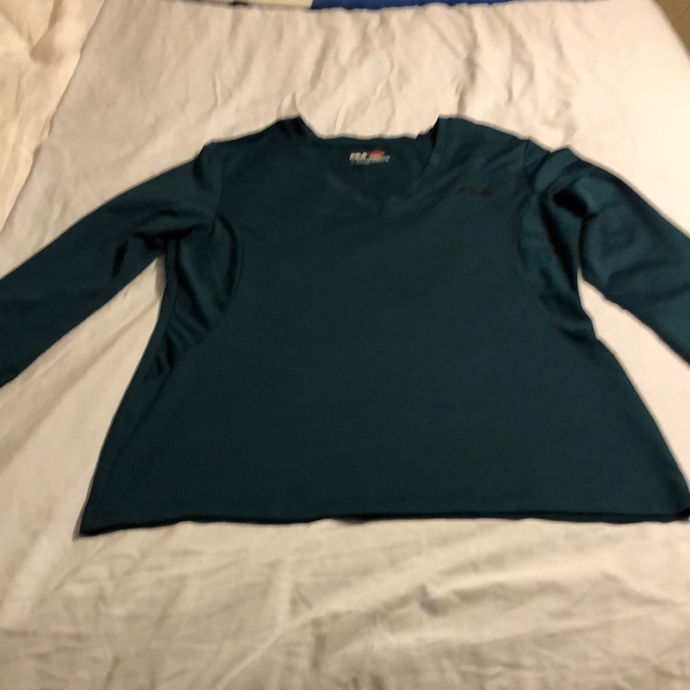 Fila moisture wicking long sleeve top